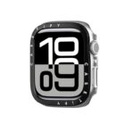 Casetify Clear Case with Screen Protector เคสและฟิล์ม Apple Watch Series 10 (42mm) – Black - Image 3