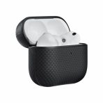 (มีสินค้าพร้อมส่ง)Pitaka Aramid Fiber Magnetic Case เคส AirPods Pro 3 – Black/Gray