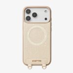 Custype Leather Case with Stand & Round Pouch เคส iPhone 17 Pro Max – Beige [Pre-Order] - Image 2