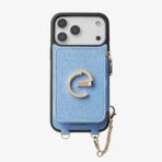 Custype Leather Case with Stand & Round Pouch เคส iPhone 17 Pro Max – Blue [Pre-Order] - Image 11