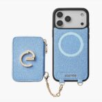 Custype Leather Case with Stand & Round Pouch เคส iPhone 17 Pro Max – Blue [Pre-Order] - Image 8