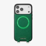 Custype Leather Case with Stand & Round Pouch เคส iPhone 17 Pro Max – Green [Pre-Order] - Image 2