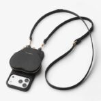 Custype Leather Case with Heart Pouch เคส iPhone 17 Pro Max – Black - Image 4