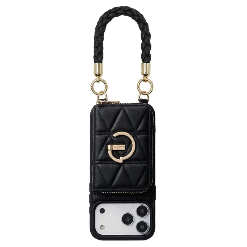 messageImage_1767268825264 Custype Rope Style Strap Case เคส iPhone 17 Pro Max – Black - Image 1