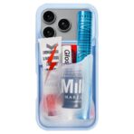 Ninja Labs  Flex Pouch® Case เคส iPhone 17 Pro – Baby Blue/Clear [Pre-Order]