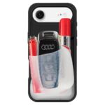 Ninja Labs  Flex Pouch® Case เคส iPhone 17 Air – Black/Clear [Pre-Order]