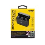 (มีสินค้าพร้อมส่ง) Why Clipon Wireless Microphone MB-301 - Black - Image 3