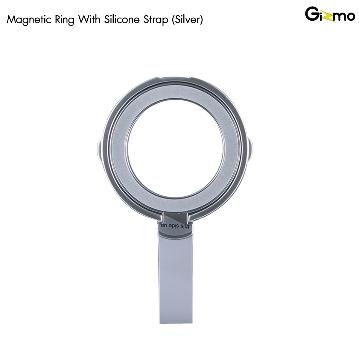 messageImage_1768132421902 Gizmo Magsafe Ring Stand with Strap GG-031 - Silver - Image 1