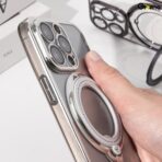 Gizmo Defense Magsafe Ring Stand Case เคส iPhone 15 - Black - Image 9