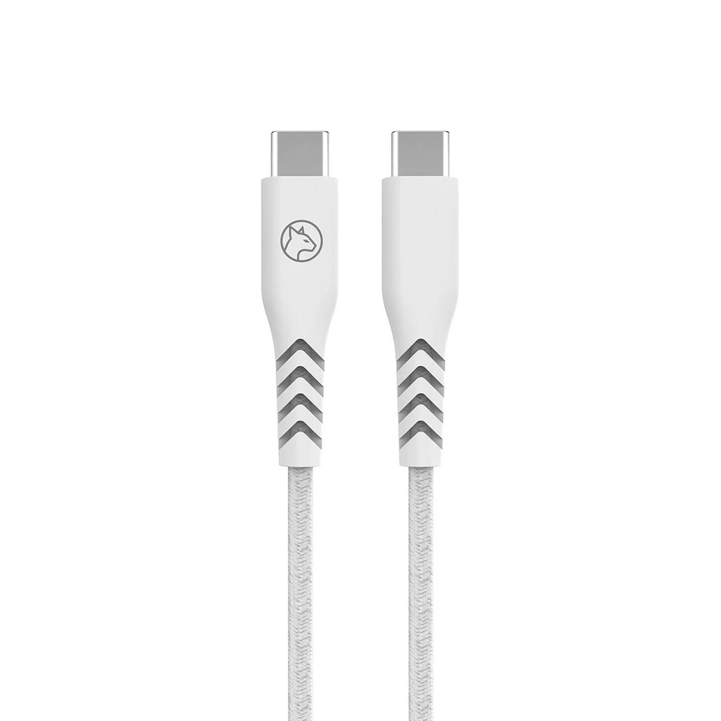 messageImage_1768735244316 LYNX USB C to C 2.0 Cable PD 60W 1 m. - White - Image 1