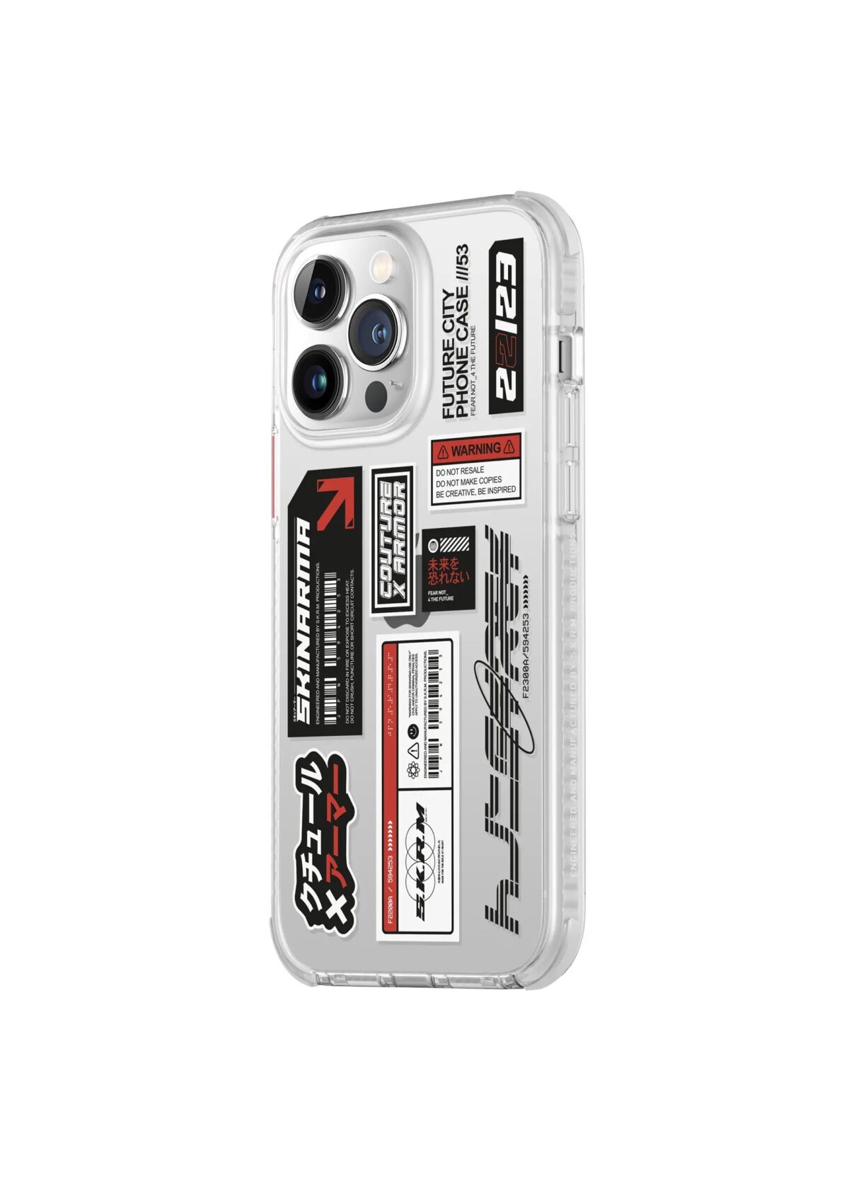 (มีสินค้าพร้อมส่ง) Skinarma Taito Case เคส iPhone 14 Pro  - Clear - Image 3