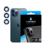 Hishield Camera Lens Aluminium แหวนกันรอยเลนส์กล้อง iPhone  12 Pro Max - Pacific Blue