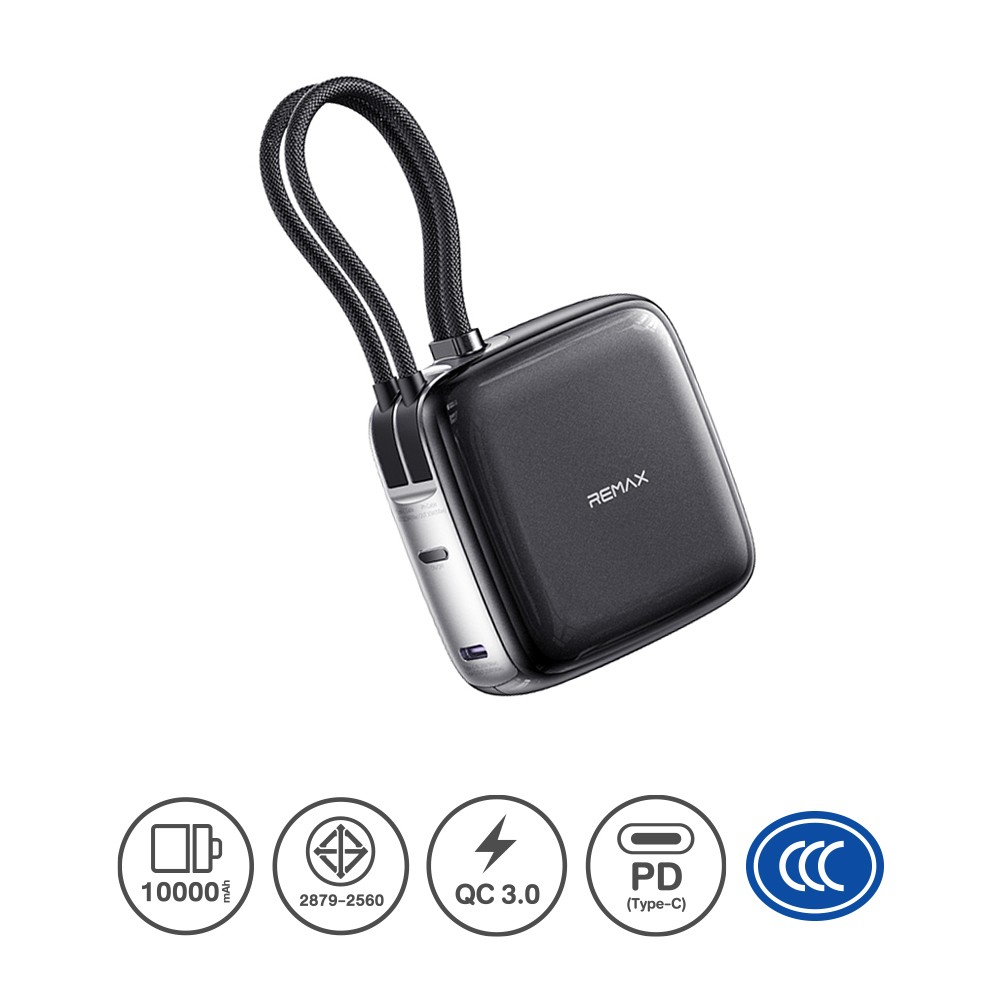 messageImage_1769839084072 Remax Power Bank 10000 mAh (FP-60) - Purple - Image 1