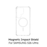 (📢 จองเลย! เคส + ฟิล์ม ลดแรง 300 บาท!!) Hi-Shield Magsafe Shockproof Case เคส Samsung Galaxy S26 Ultra – Clear [Pre-Order]