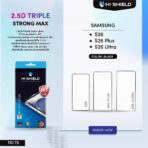 (มีพร้อมส่ง) HI-SHIELD 2.5D Triple Strong Max ฟิล์มกระจกเต็มจอแบบใส – Samsung Galaxy S26 Ultra - Image 2