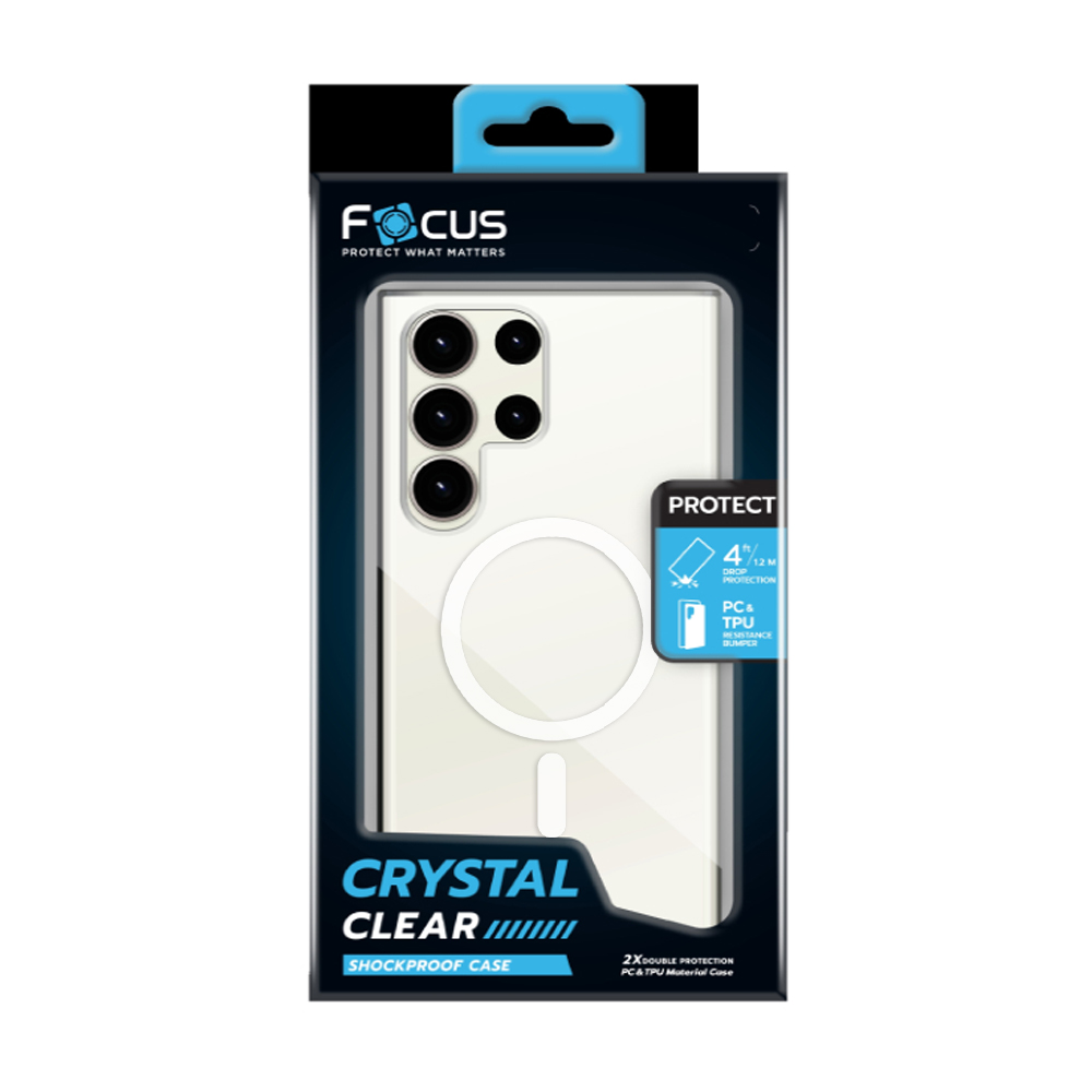 case-samsung-s24-ultra-1 (สินค้าพร้อมส่ง)(📢 จองเลย! เคส + ฟิล์ม ลดแรง 300 บาท!!) Focus Crystal Pro Magsafe Case เคส Samsung Galaxy S26 Ultra - Image 1