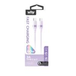 Why Pixie C to C 60W Cable 1.2M (UC-4201C) - Purple - Image 2