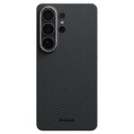 (มีพร้อมส่ง)(⭐ซื้อเคส+ฟิล์มกระจก ลด 300 บาท) Pitaka Edge Case เคส Galaxy S26 Ultra – Black/Grey Twill
