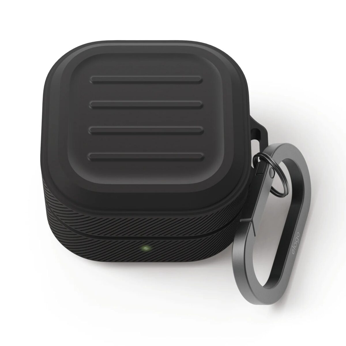 (มีพร้อมส่ง)  Elago Armor Hang Case เคส Galaxy Buds 4 / 4 Pro - Black - Image 2