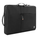 WiWU Alpha Double Layer Sleeve ซองกระเป๋า Laptop/MacBook ขนาด 15.6″ – Black - Image 2