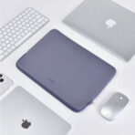 WiWU Skin Zero Sleeve กระเป๋าซอง Laptop/MacBook 14″ – Purple - Image 4