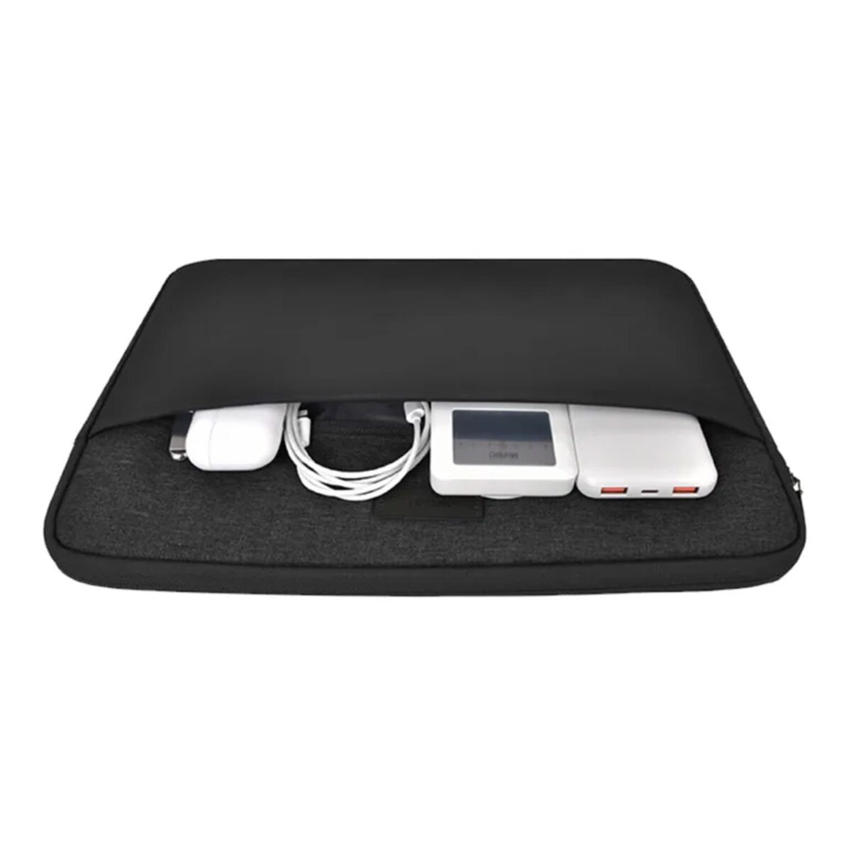 WiWU Minimalist Laptop Sleeve ซองกระเป๋า Laptop/MacBook ขนาด 14″ – Black - Image 4