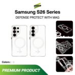 (มีพร้อมส่ง) (⭐ซื้อเคส+ฟิล์มกระจก ลด 200 บาท) Gizmo Defense Protect with MagSafe Case เคส Samsung Galaxy S26 Ultra - Clear - Image 2