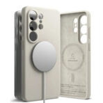(⭐ซื้อเคส+ฟิล์มกระจก ลด 200 บาท) Ringke Silicone Magnetic Case เคส Galaxy S26 Plus – Stone - Image 2