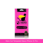 Hero Cat Tempered Glass Full ฟิล์มกระจกใสกันรอย iPhone 11 Pro - Black