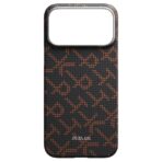 (มีพร้อมส่ง) (⭐ซื้อเคส+ฟิล์มกระจก ลด 300 บาท) PITAKA Monogram Leaping Edge Case เคส iPhone 17 Pro Max – Orange Black - Image 3