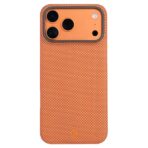 (⭐ซื้อเคส+ฟิล์มกระจก ลด 200 บาท) Wiwu Aramid Armor DCC-208 Case เคส iPhone 17 Pro Max - Orange & Gold