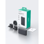 AUKEY PA-C4 Comet Slim 67W PD Wall Charger with GaN (Adapter | 2USB-C | PD | QC5.0 | PPS | 67W) - Gray - Image 2