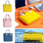 Gizmo Fungoofun Labtop Bag รุ่น F515 กระเป๋าใส่แล็ปท็อป ขนาด 14" - Yellow - Image 5