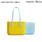 Gizmo Fungoofun DAYLY BAG with Inner Bag รุ่น F551 กระเป๋าสะพาย EVA ดีไซน์ล้ำสมัย - Yellow