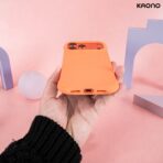 (⭐ซื้อเคส+ฟิล์มกระจก ลด 200 บาท) Gizmo Fusion Surface Waves With Magsafe Case iPhone 17 Pro Max - Orange - Image 3
