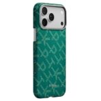(⭐ซื้อเคส+ฟิล์มกระจก ลด 300 บาท) PITAKA  Monogram Leaping Edge Case เคส iPhone 17 Pro Max – Green/Gold - Image 2