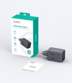 AUKEY PA-C5 Comet Mix 3 100W PD Wall Charger with GaN (Adapter | PD | PPS | QC5.0) - Gray - Image 4