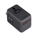 AUKEY PA-TA13 Globe Reel 45W GaN Universal Adapter with Retractable Cable - Gray - Image 2