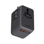 AUKEY PA-TA13 Globe Reel 45W GaN Universal Adapter with Retractable Cable - Gray - Image 3