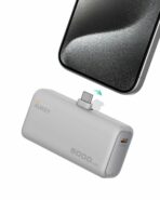(มาตรฐาน CCC) AUKEY PB-Y59 Spark Mini 5000mAh (Typ-C) - Frost White - Image 2