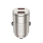 WiWU Nano Dual C Fast Car Charger 30W (Wi-QC029) – Titanium[Pre-Order] - Image 2