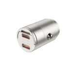 WiWU Nano Dual C Fast Car Charger 30W (Wi-QC029) – Titanium[Pre-Order] - Image 4