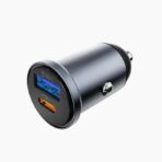 WiWU Nano Lite A+C Fast Car Charger 35W (Wi-CC030) – Gray - Image 2