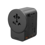 AUKEY PA-TA11A GlobeMate 65W GaN Universal Adapter With USB Ports - Gray