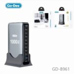 Go-Des Desktop Charging Station 1000W GD-B961 - Dark Gray