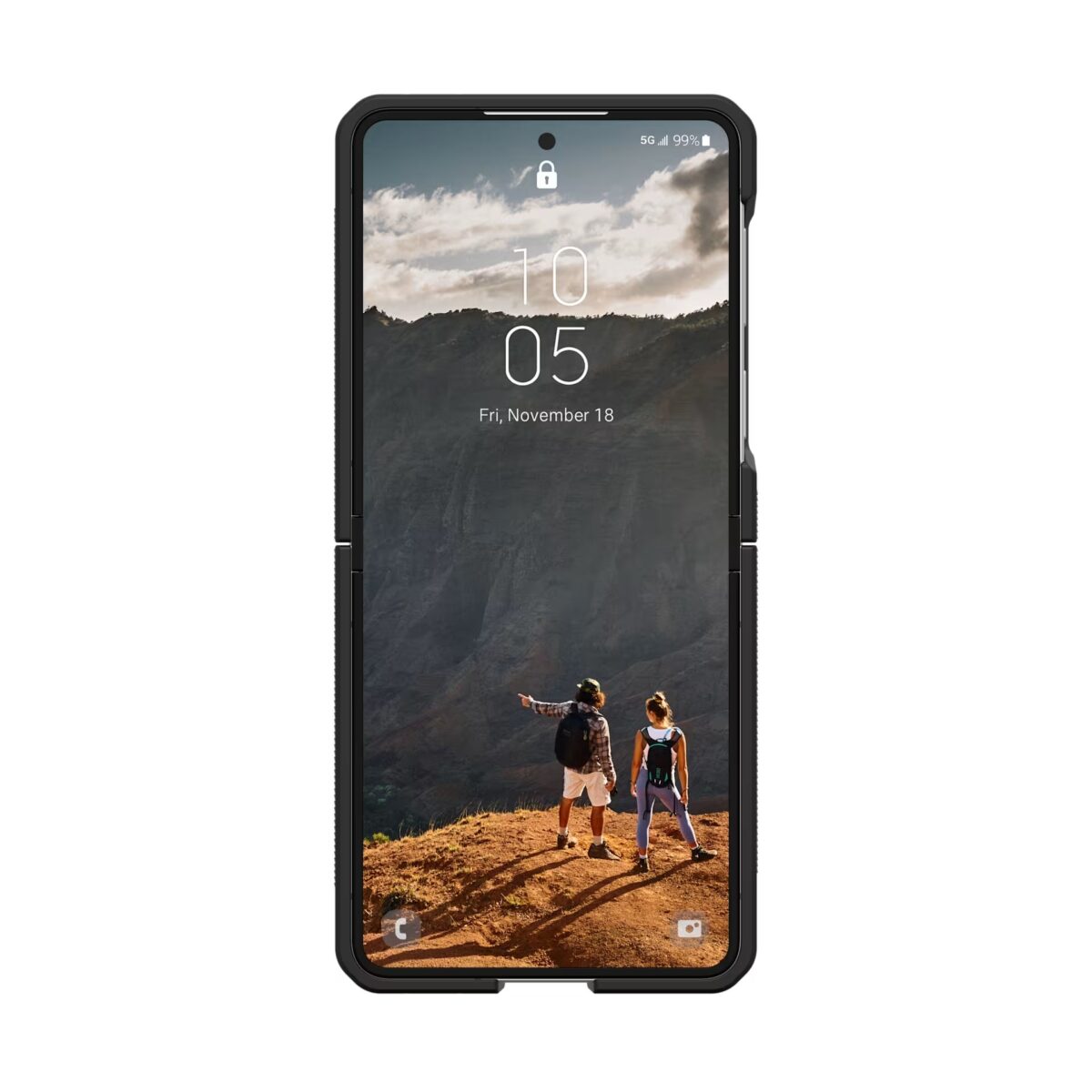 (ขายดี) UAG Mouve with Magnet Case เคส Samsung Galaxy Z Flip 8 – Ice - Image 4