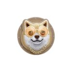 Nimmy Magnetic Grip Stand Holder Cool and Cute 2.0 - Shiba Inu Brown