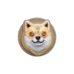Nimmy Magnetic Grip Stand Holder Cool and Cute 2.0 - Shiba Inu Brown