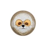 Nimmy Magnetic Grip Stand Holder Cool and Cute 2.0 - Poodle Brown