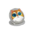 Nimmy Magnetic Grip Stand Holder Cool and Cute 2.0 - Cat White - Image 2